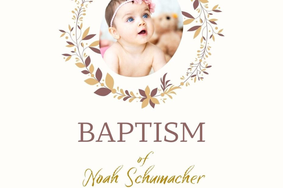 Free Printable Customizable Baptism Invitation Templates Canva 6b