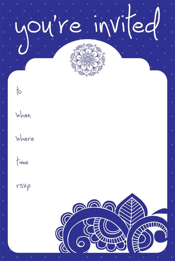 Free Printable Customized Invitation Cards Printable Templates