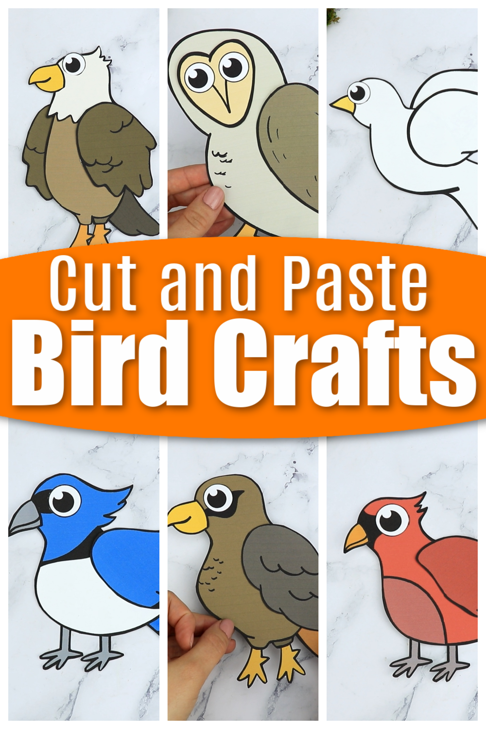Free Printable Cut And Paste Bald Eagle Craft For Kids Simple Mom Project