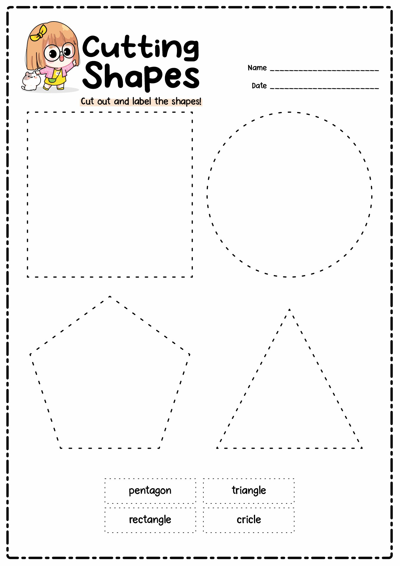 Free Printable Cut Out Activities For Preschoolers Printable Templates