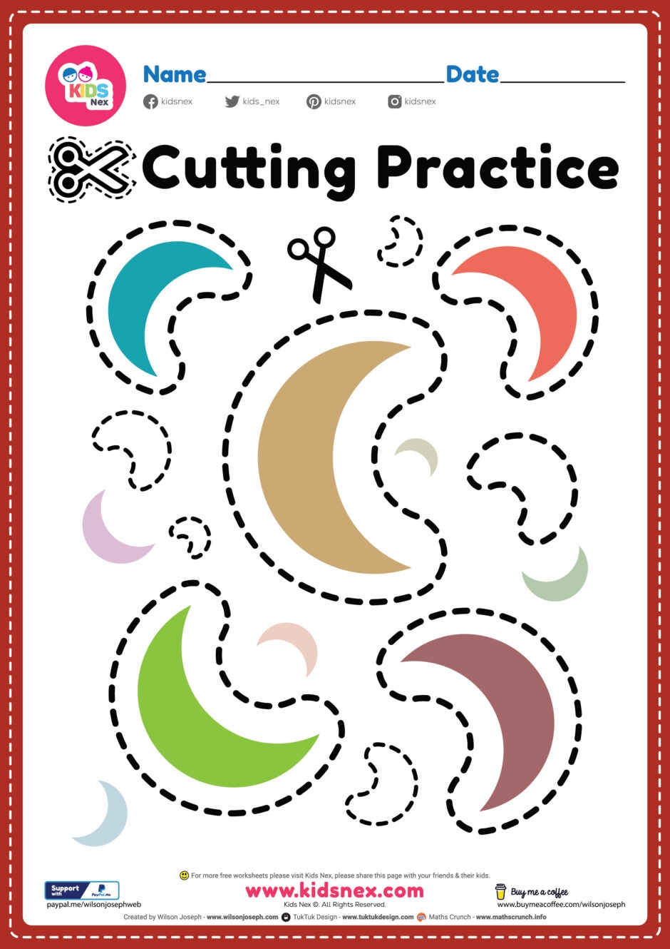 free printable cutting activities for preschoolers