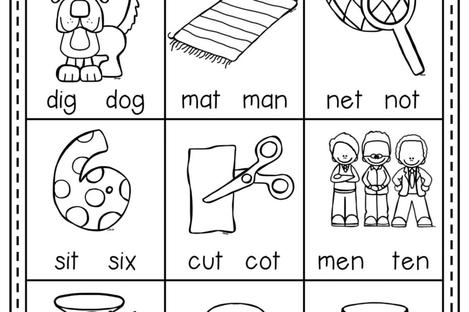 Free Printable Cvc Worksheets