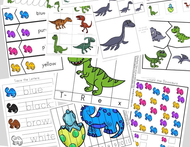 Free Printable Dinosaur Activities For Preschoolers Free Printables Hub