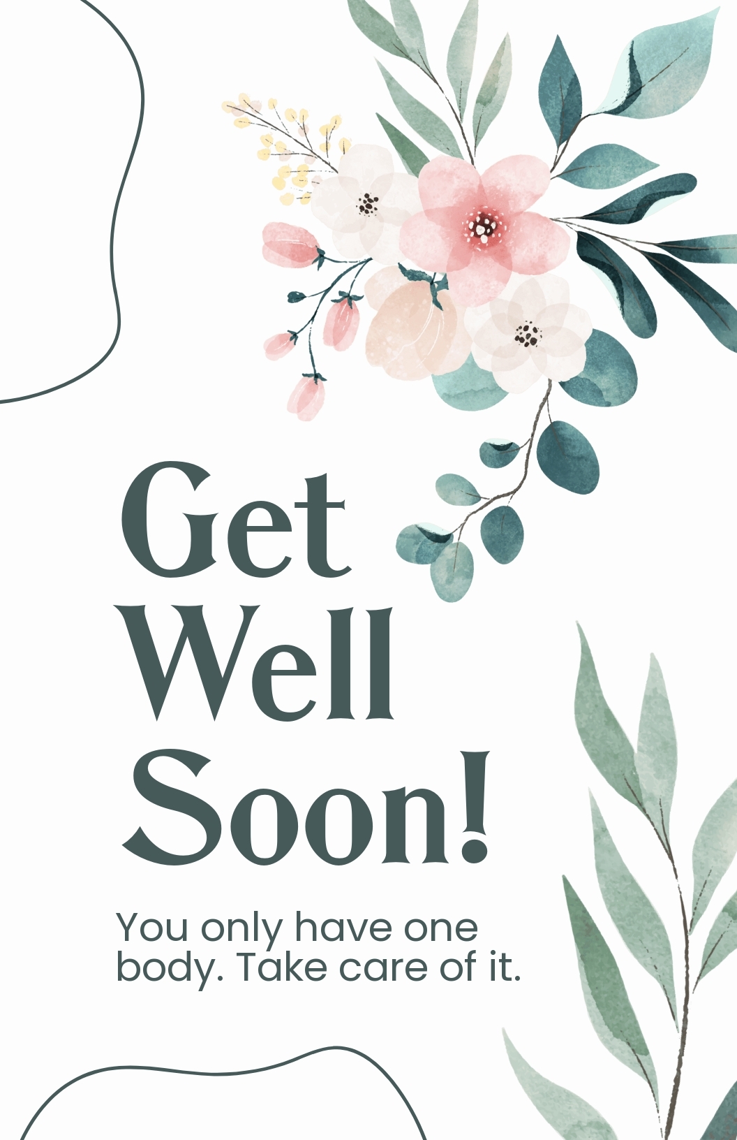 Free Printable Editable Get Well Soon Card Templates 59 OFF