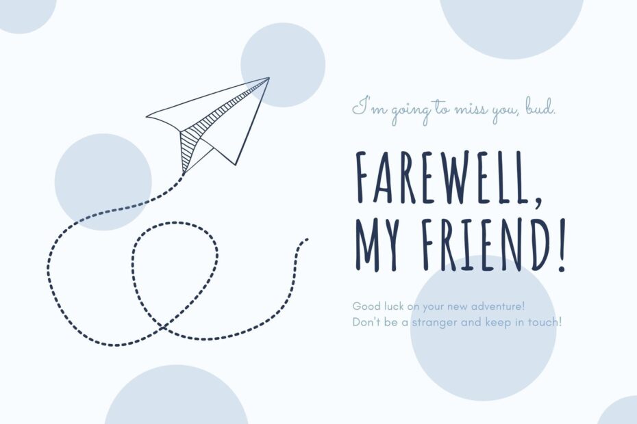 Free Printable Farewell Cards Free Printable