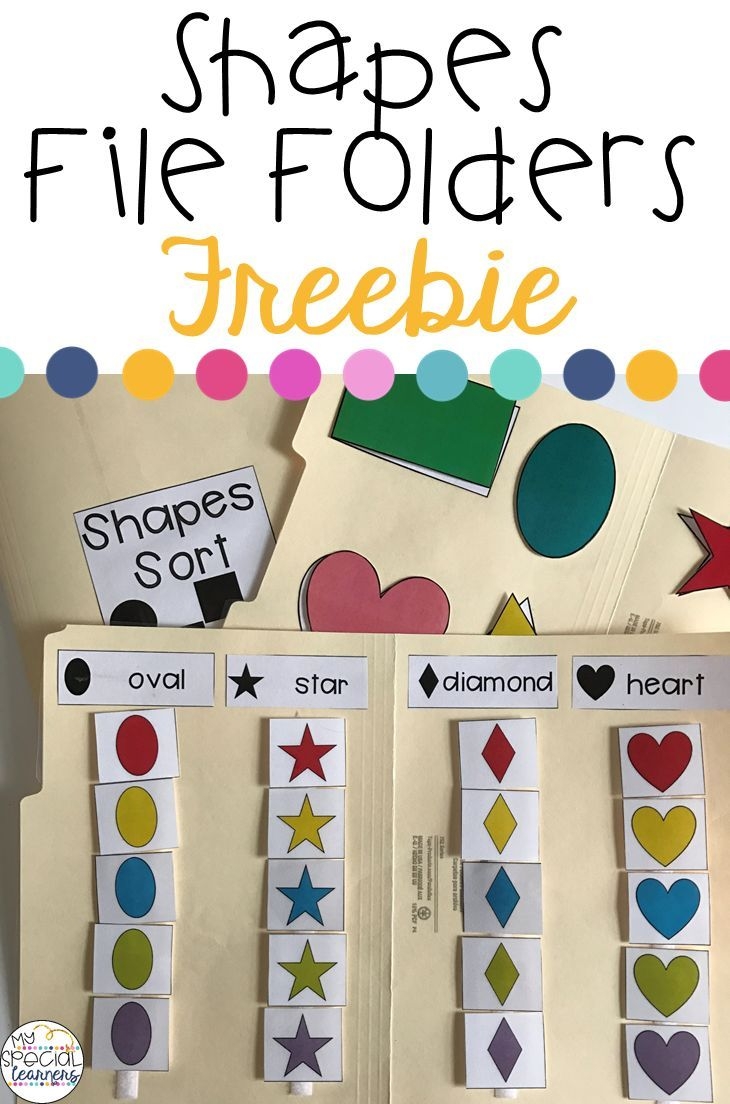 free printable file folder activities for kindergarten