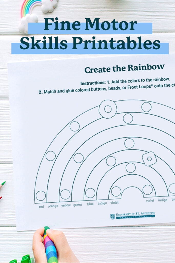 Free Printable Fine Motor Skills Worksheets