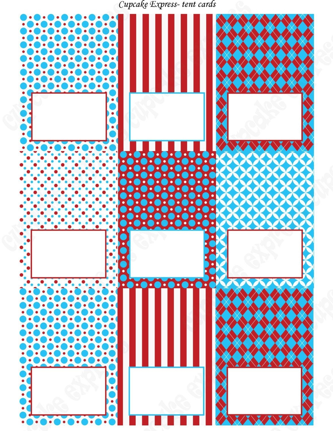 Free Printable Food Tent Cards Templates Printable Templates