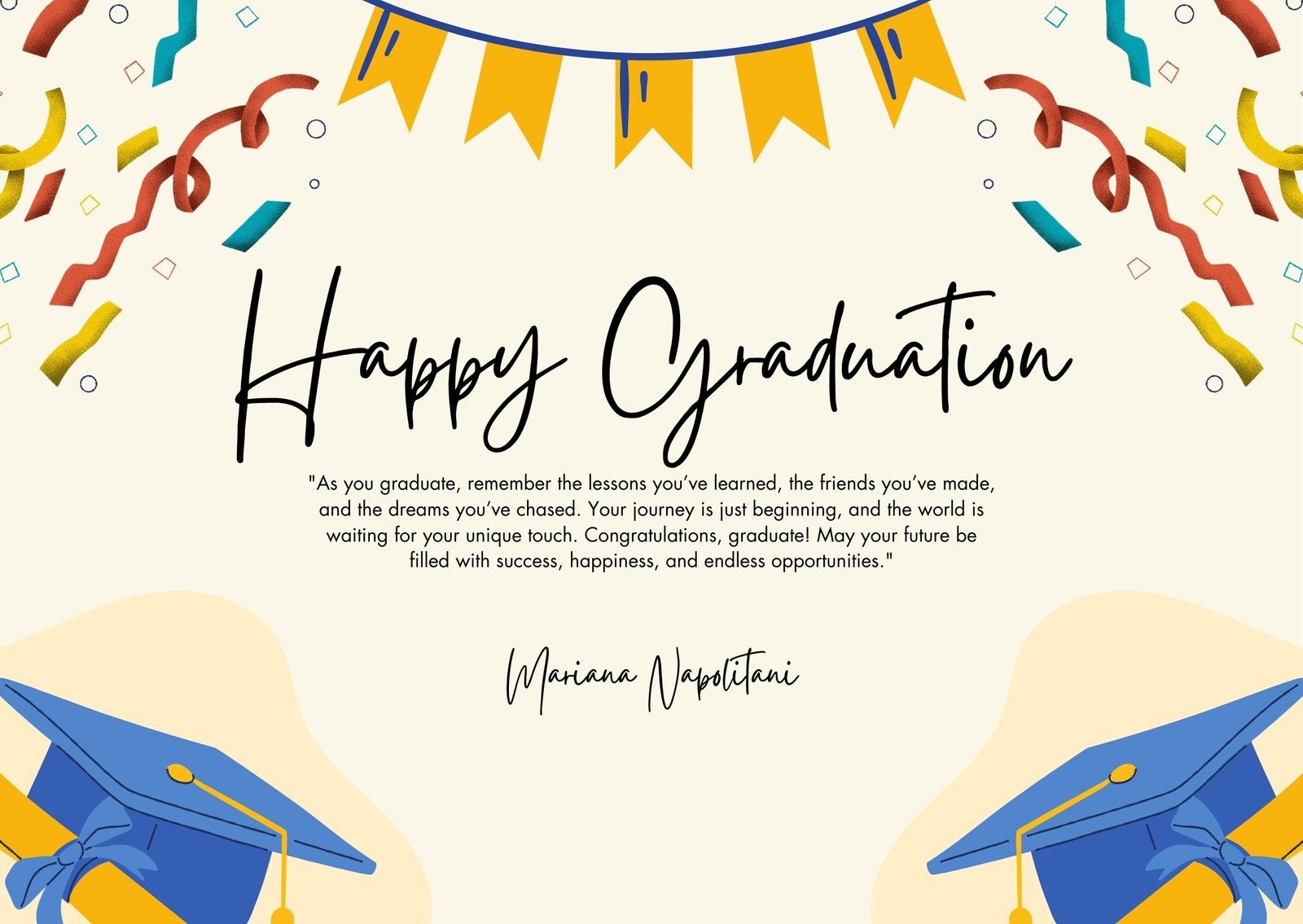 free printable graduation card template