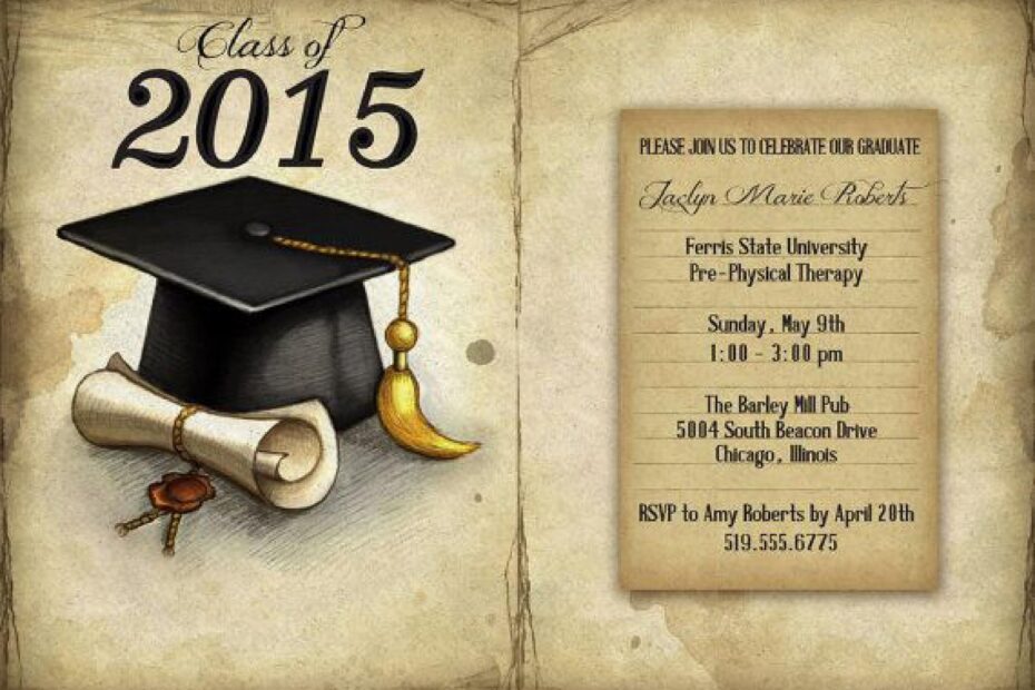 Free Printable Graduation Invitation Template Cards Printable Templates