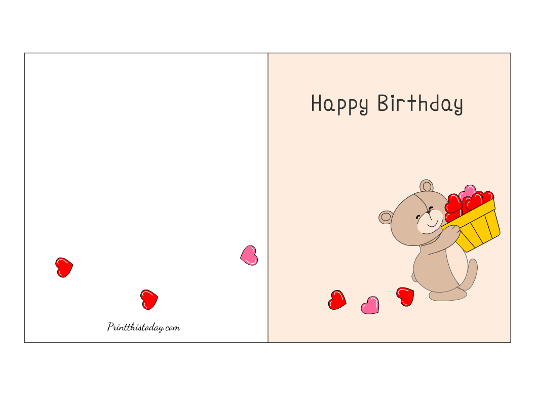 Free Printable Happy Birthday Cards Cultured Palate Printable 