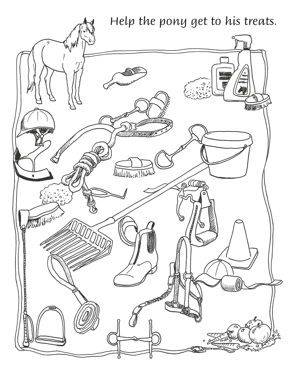 Free Printable Horse Activity Sheets