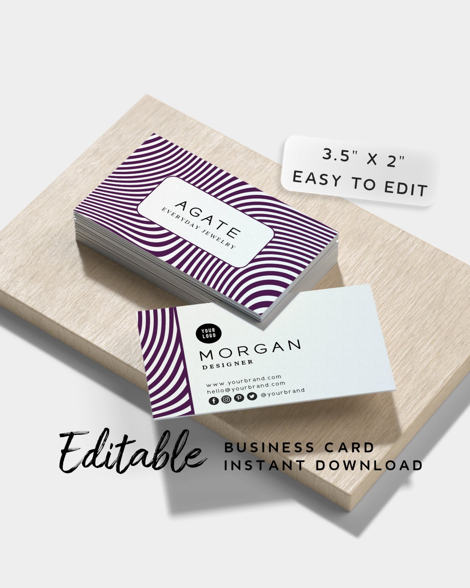 Free Printable Jewelry Business Card Templates Honhits