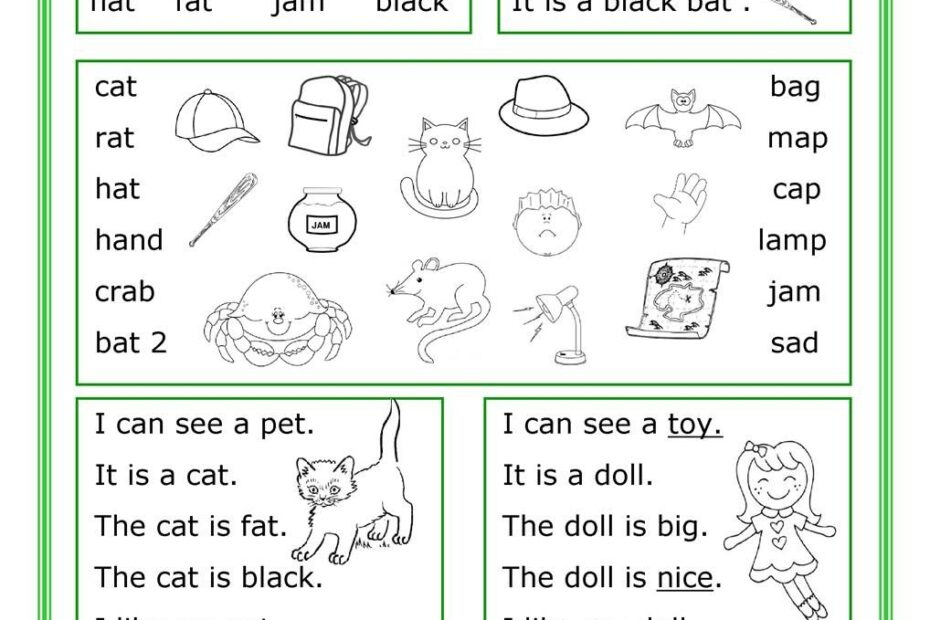 Free Printable Learn To Read Worksheets