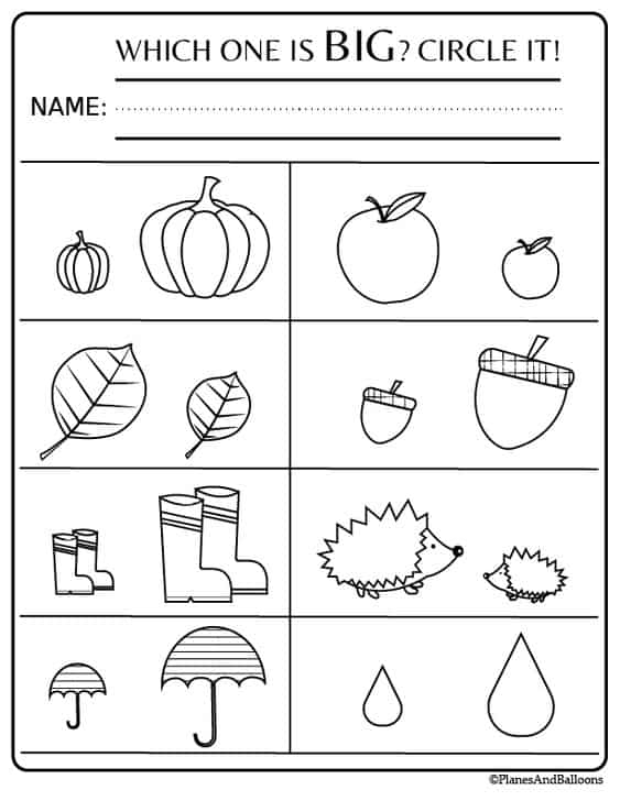 Free Printable Learning Activities For 2 Year Olds