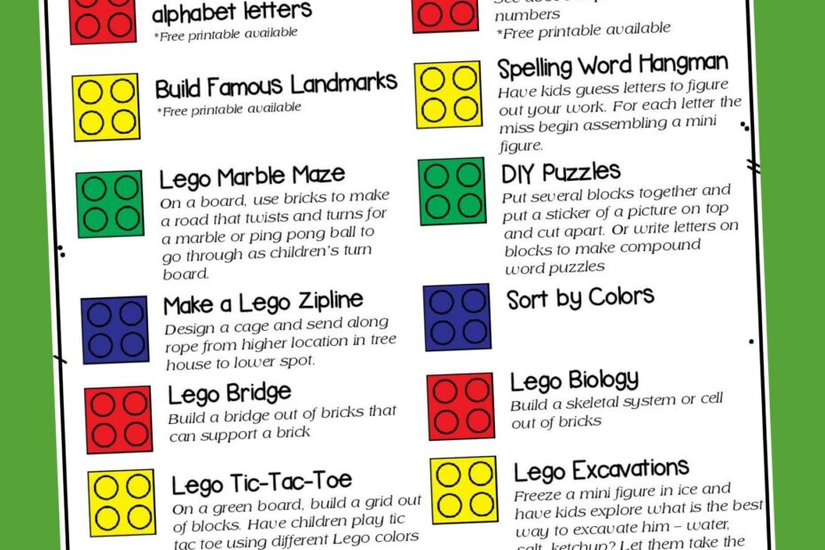 Free Printable Lego Activity Book Lego Activities Lego Educa
