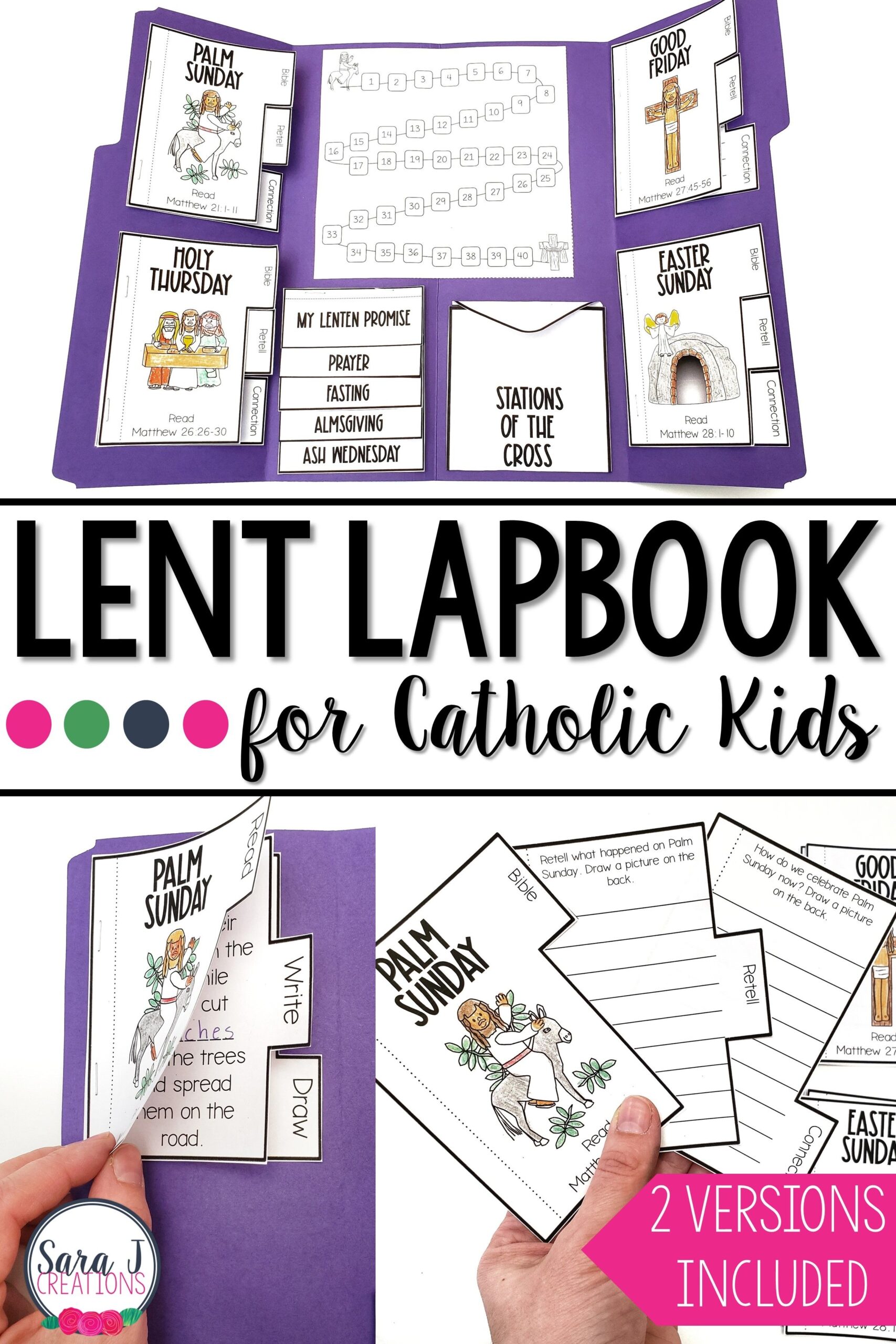 lent activities printables
