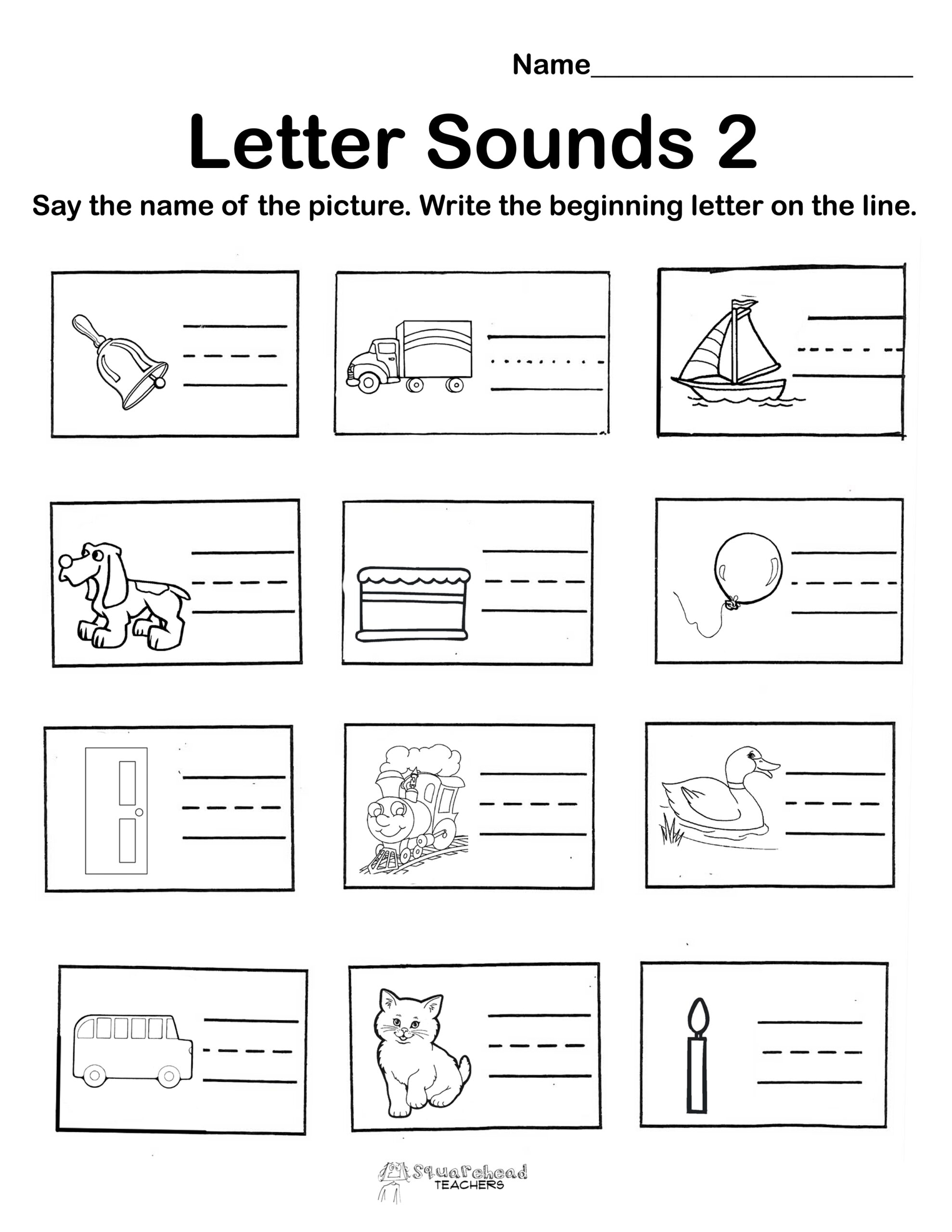 Free Printable Letter Sound Activities