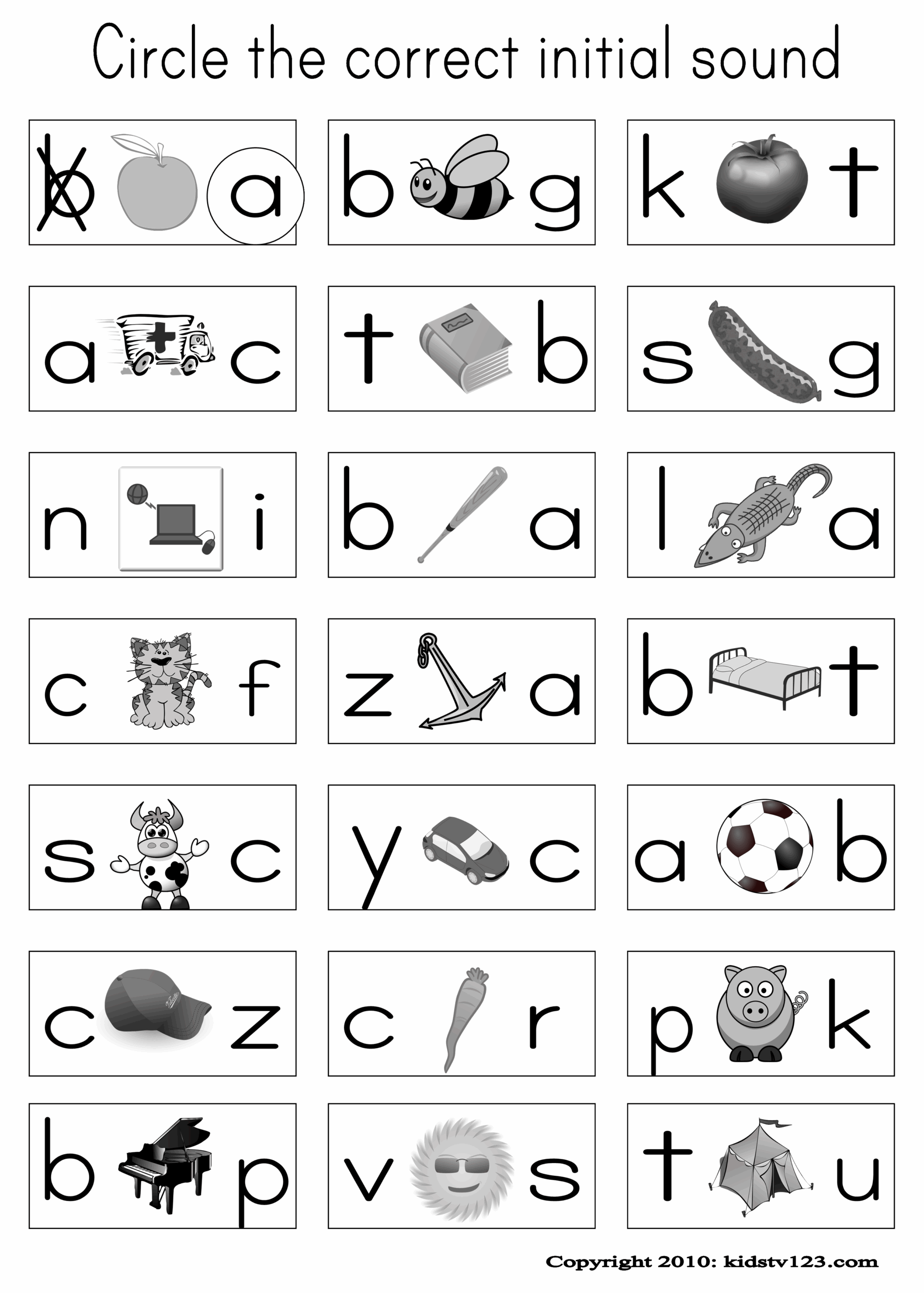 Free Printable Letter Sound Worksheets