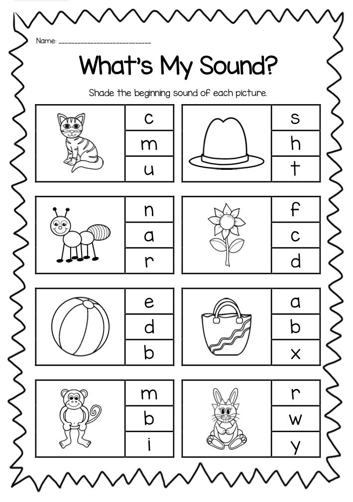Free Printable Letter Sound Worksheets