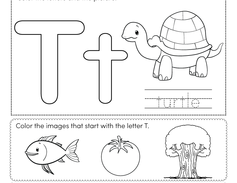 Free Printable Letter T Worksheets Printable Computer Tools
