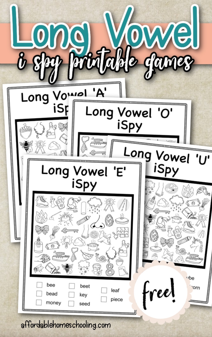 Free Printable Long Vowel Games FREE Printables