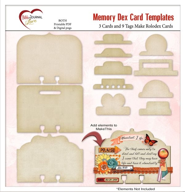 Free Printable Memorydex Card Template Printable Templates
