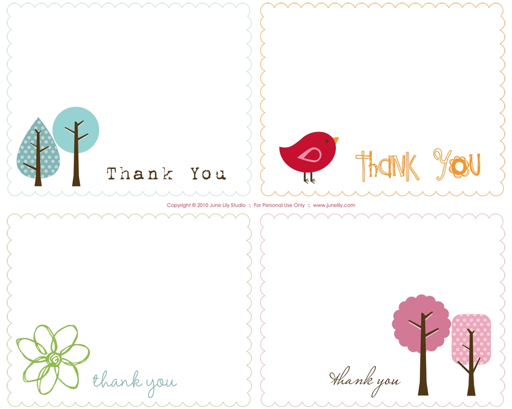 Free Printable Note Card Template