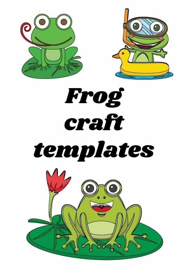 Free Printable Paper Frog Craft Templates 16 PDFs 