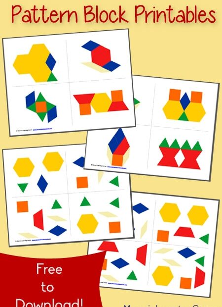 Free Printable Pattern Block Templates