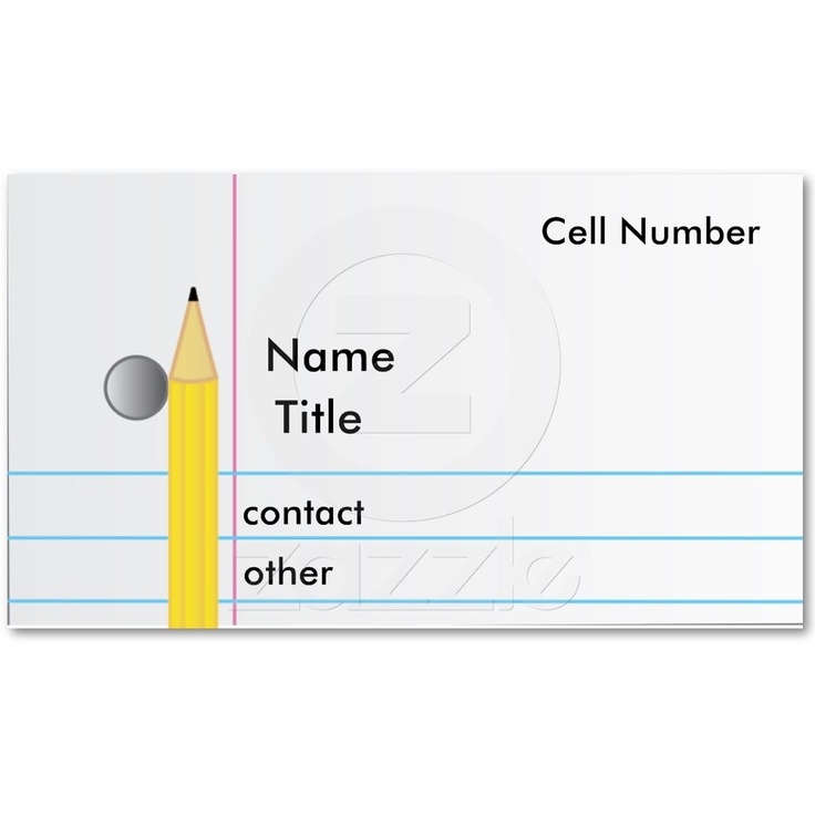 Free Printable Pen Business Card Templates Casakja