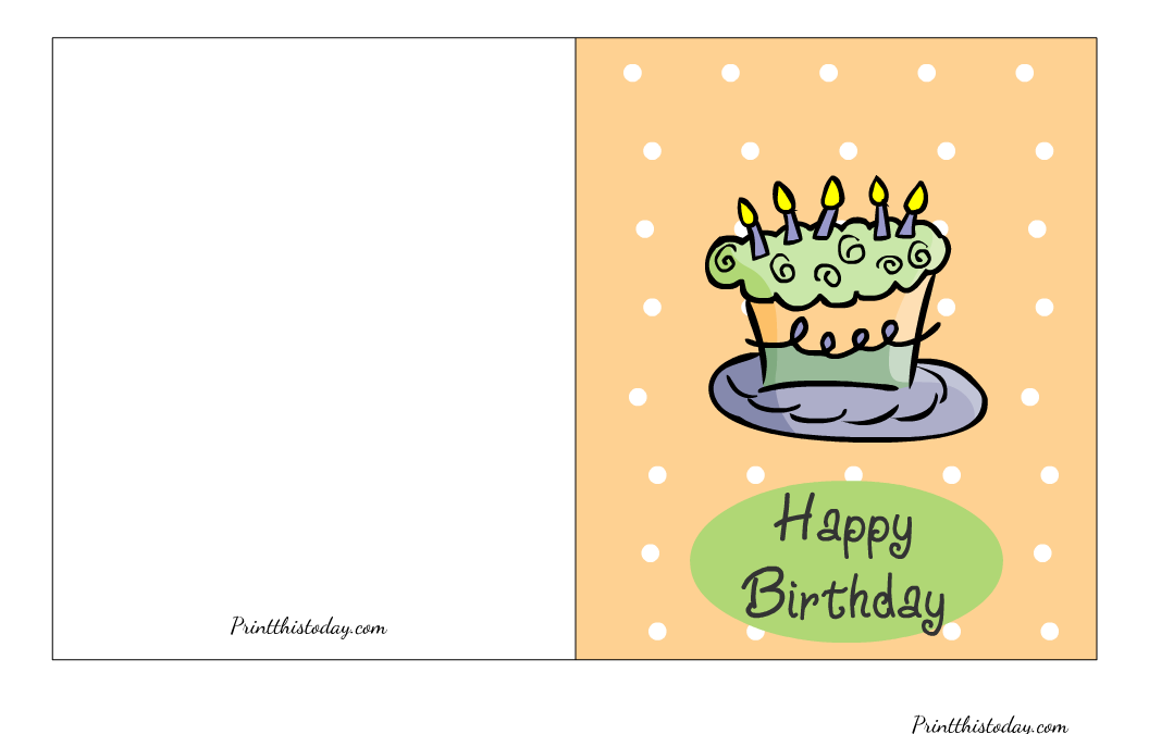 Free Printable Photo Birthday Card Template Free Printables Hub