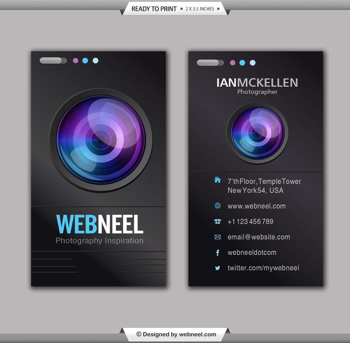 Free Printable Photography Business Card Templates FREE Printables