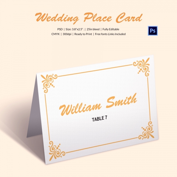 Free Printable Place Card Template No Downloads Heartrelop
