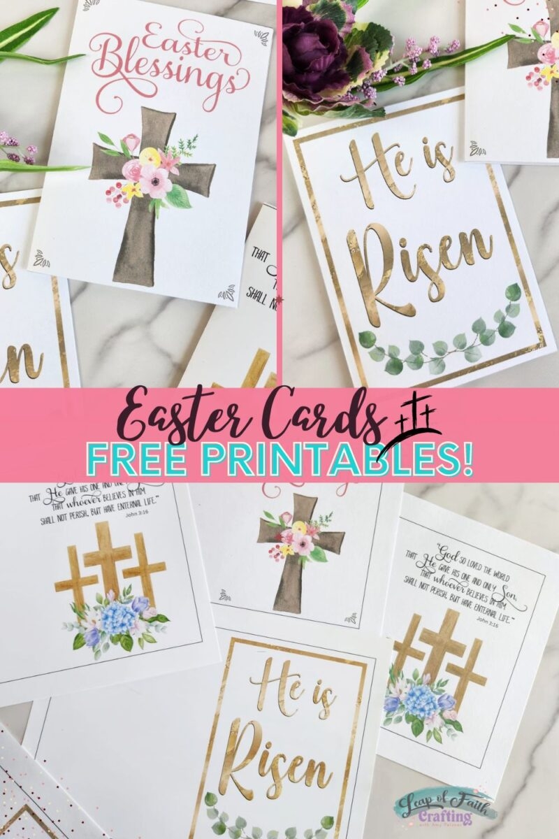 free easter card templates free printable religious
