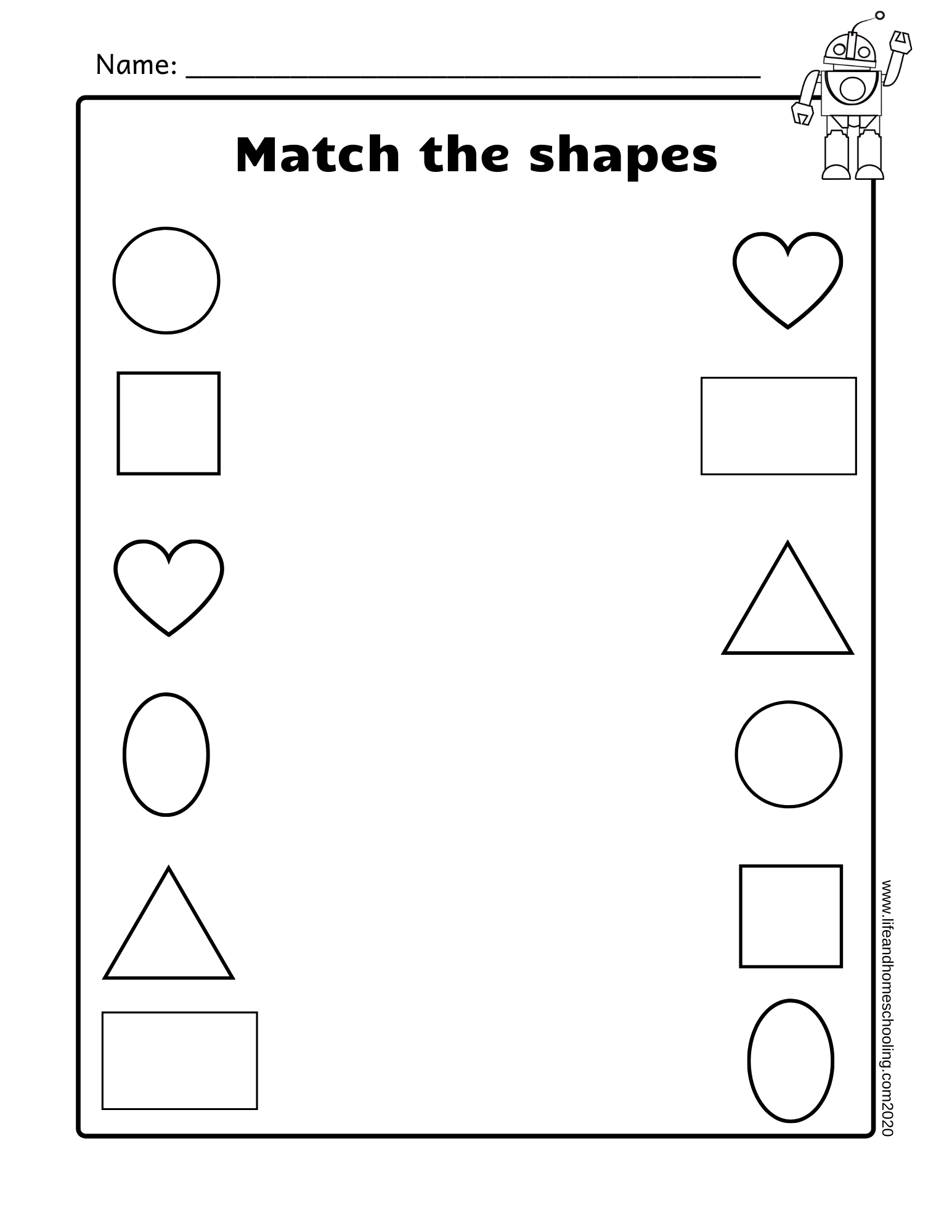 Free Printable Shapes Worksheets For Preschool Printable Templates