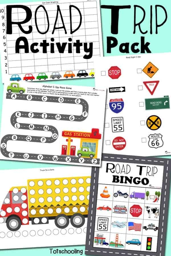 free printable car activities