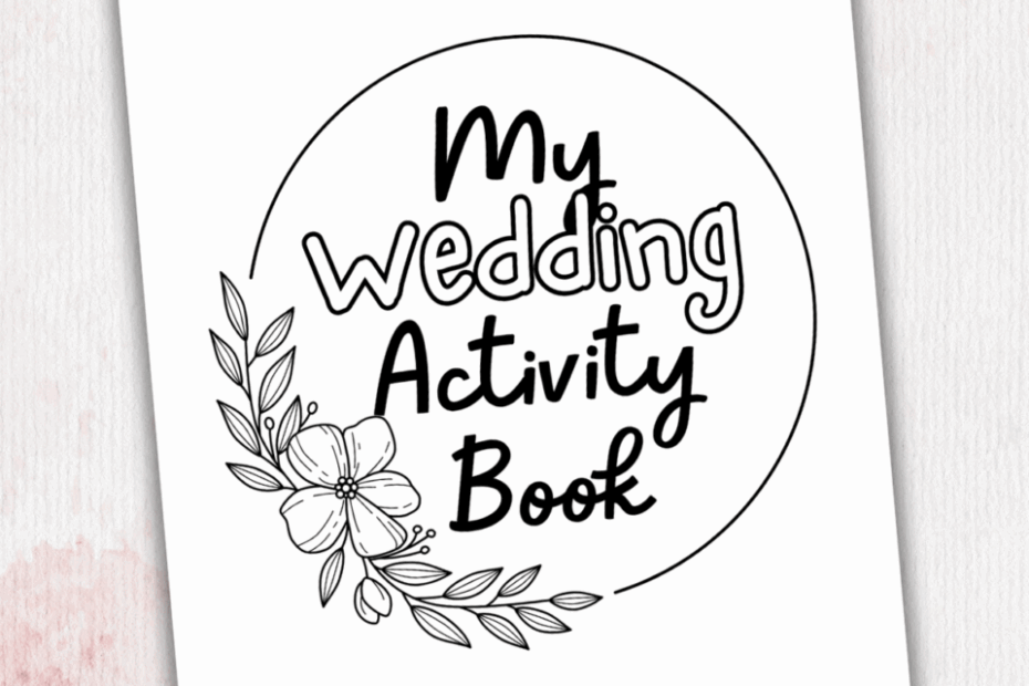 FREE Printable Wedding Activity Book For Kids