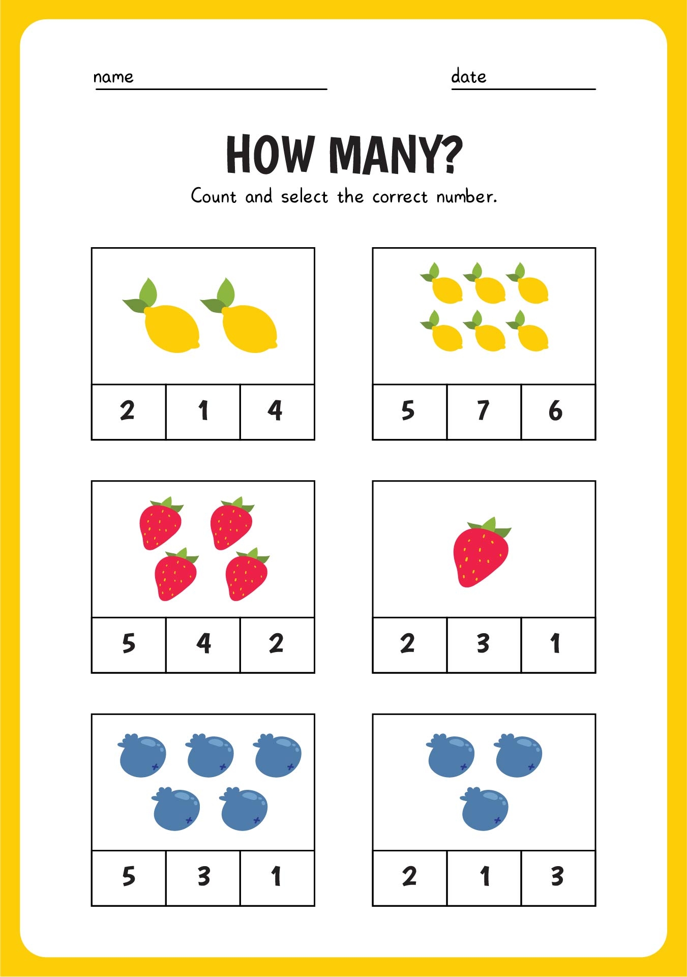 Free Printables For 2 Year Olds