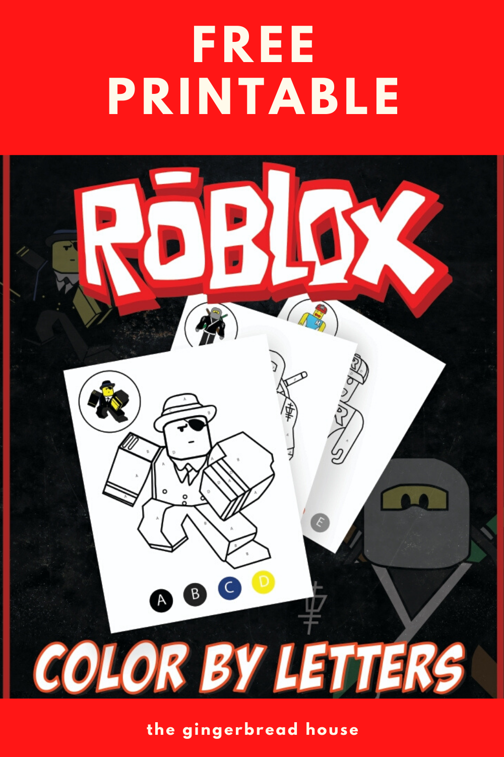 educational roblox printable activities