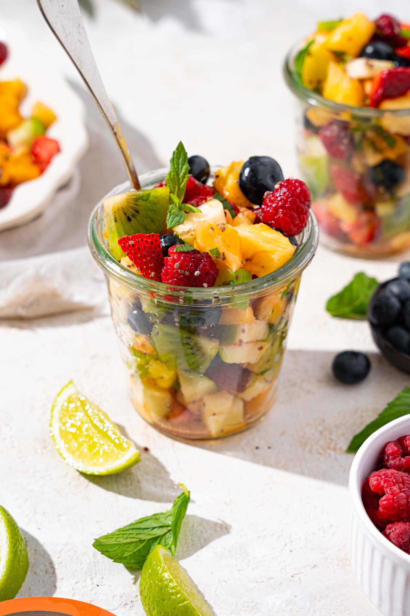Fresh Fruit Salad Recipe With Mint And Lime 
