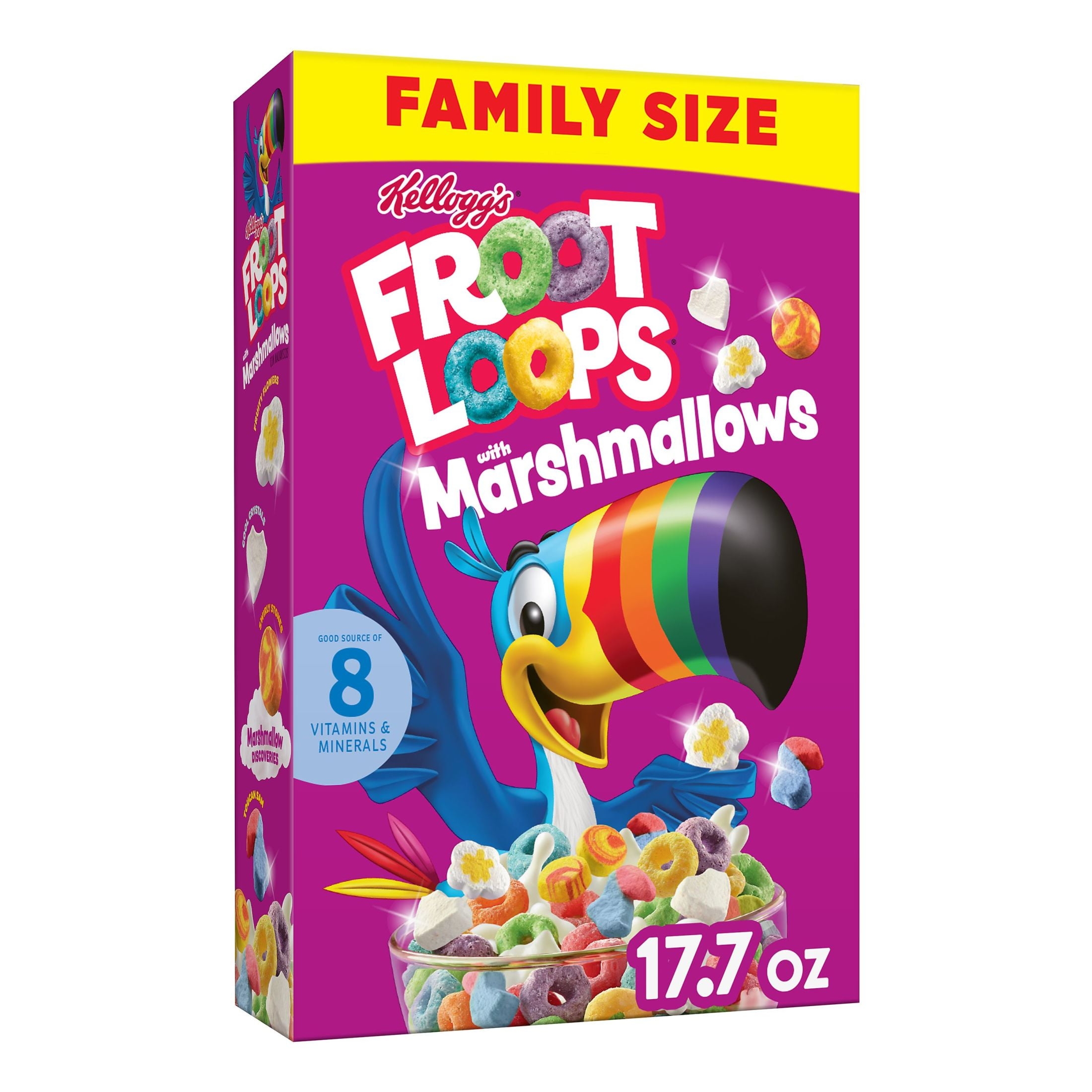 Froot Loops Family Size With Marshmallows Cereal 17 7 Oz 