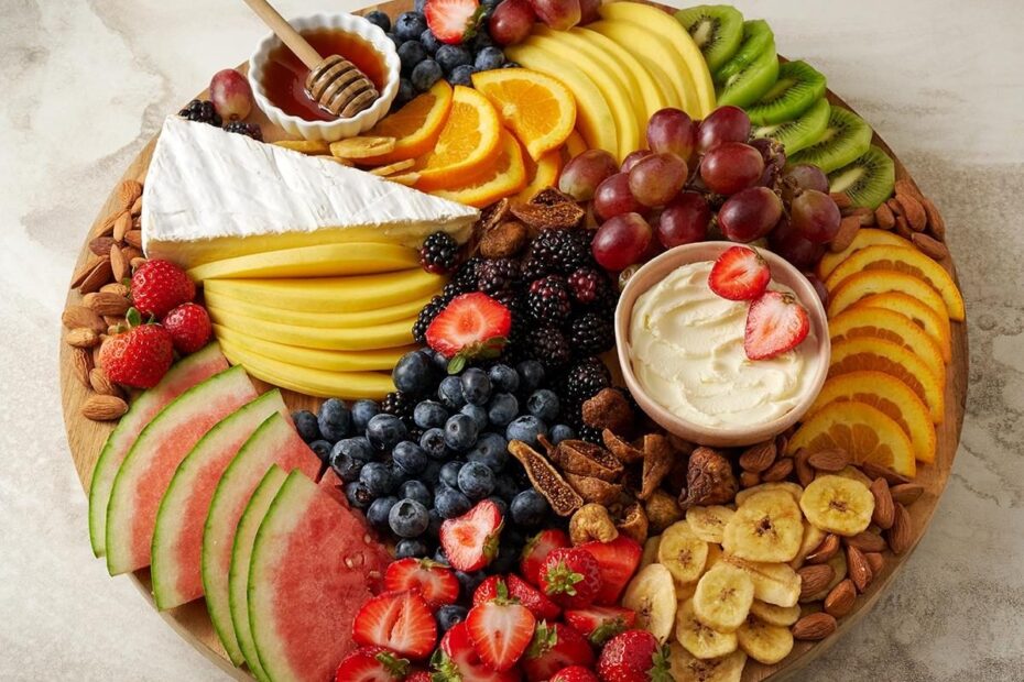 Fruit And Cheese Platter