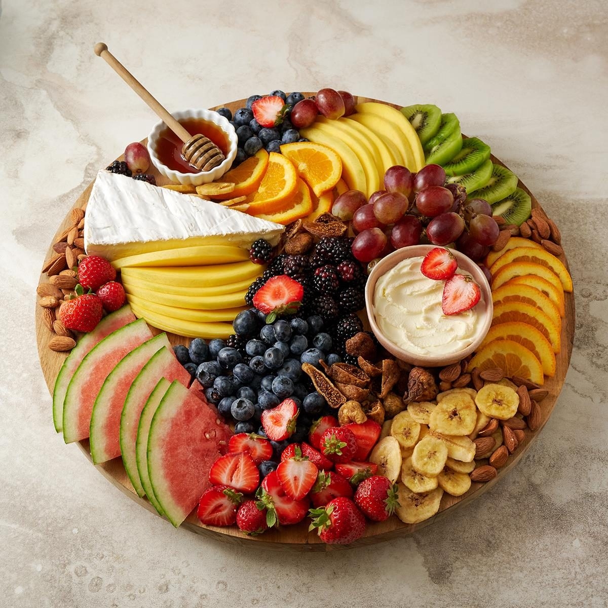 Fruit And Cheese Platter
