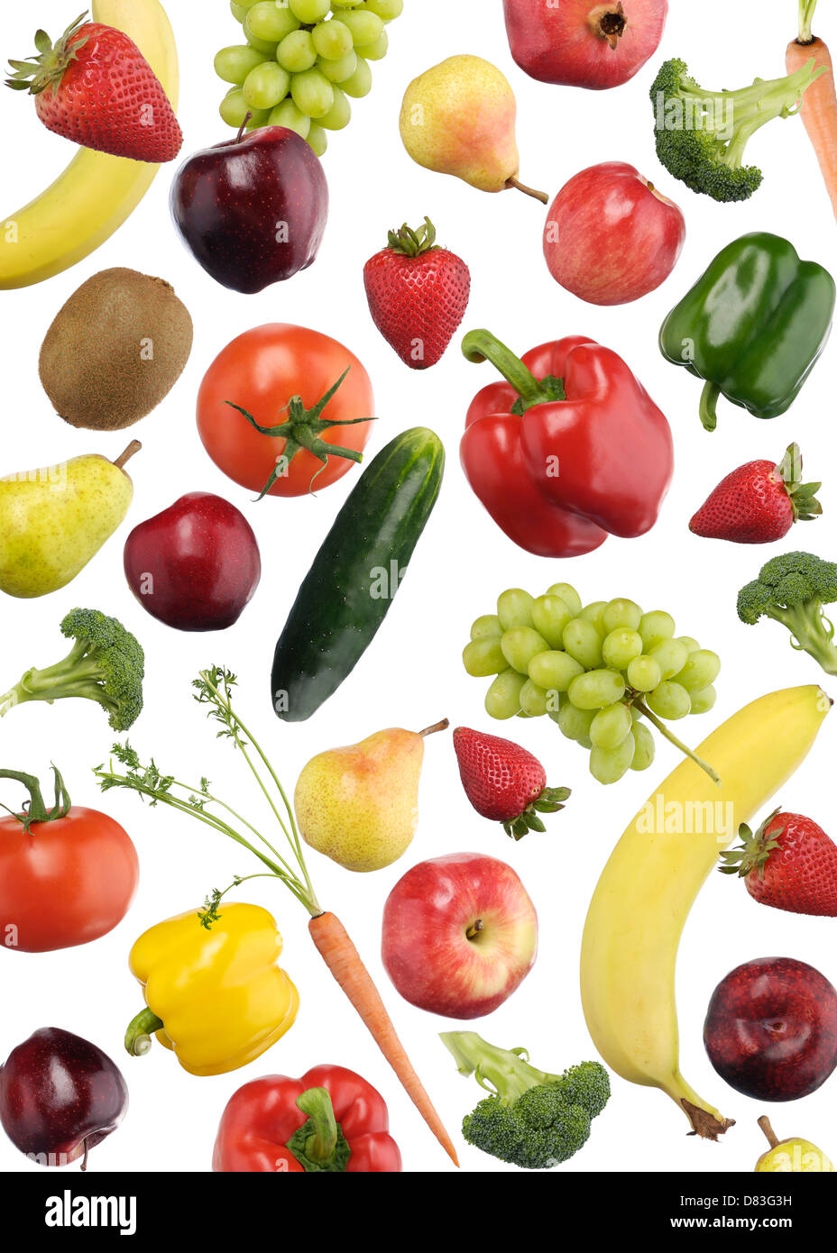 Fruit And Vegetables Cut Out Hi res Stock Photography And Images 