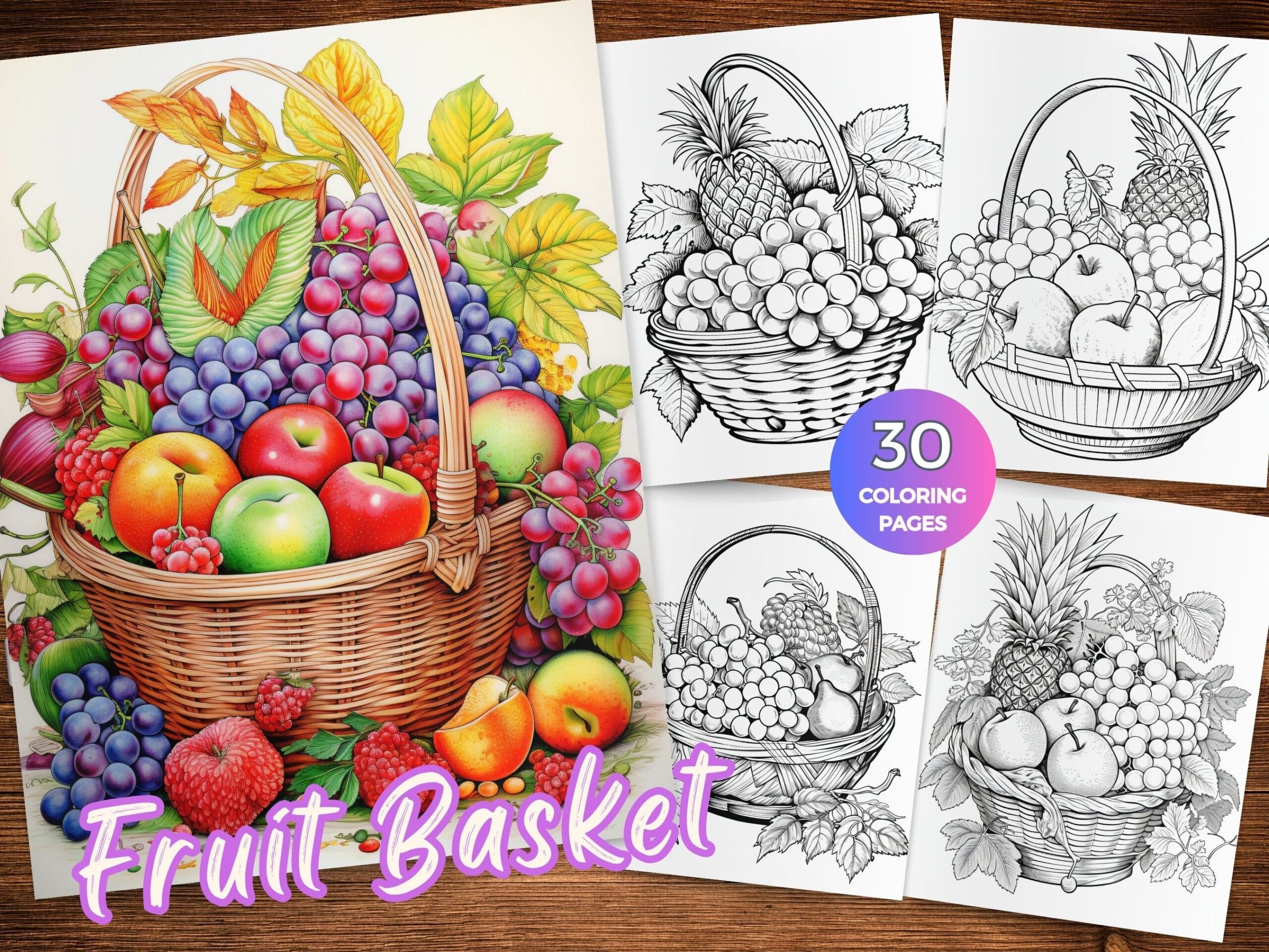 Fruit Basket Coloring Pages For Adults Juicy Fruit Coloring Sheets 