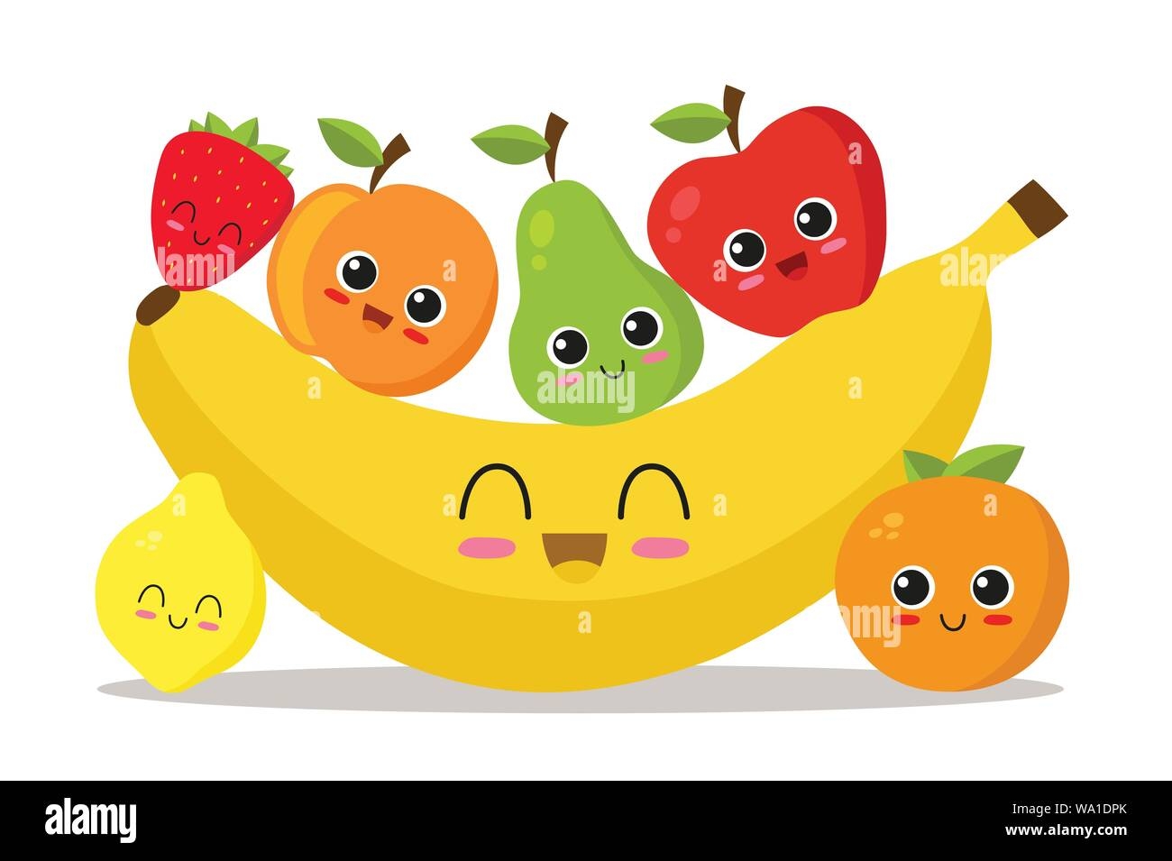 Fruit Cartoon Stock Vector Images Alamy