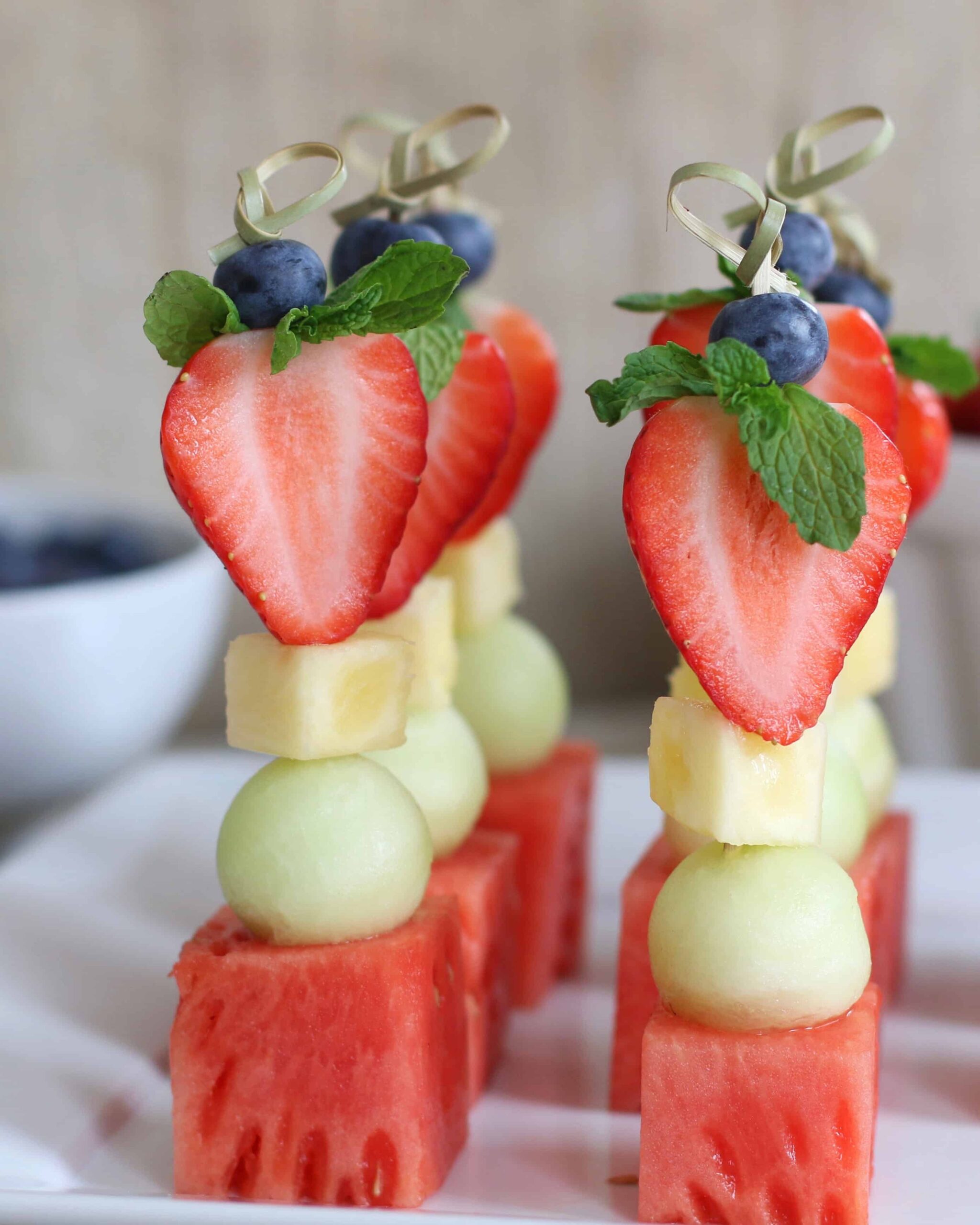 pictures of fruit skewers