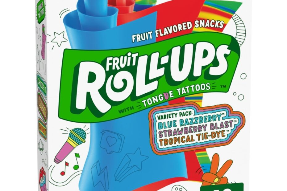 Fruit Roll Ups Variety Pack Fruit Flavored Snacks 10 Ct