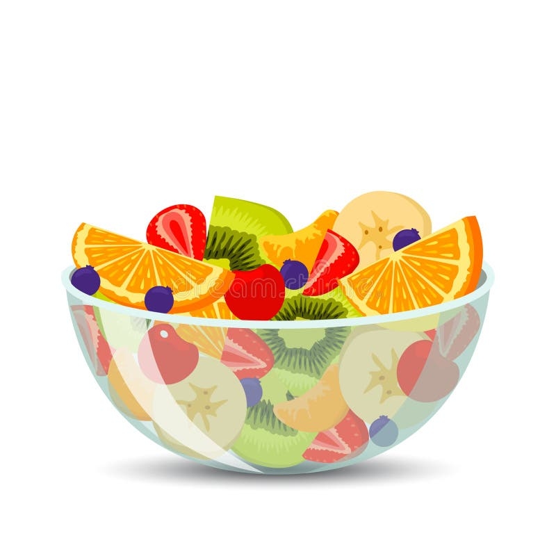 fruit salad picture drawing